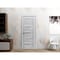 Sartodoors Solid French Door 32 x 80in, Quadro 4445 Nordic White W/ Frosted Glass, Sgl Panel Frame Trim QUADRO4445ID-NOR-32 - alternate 8